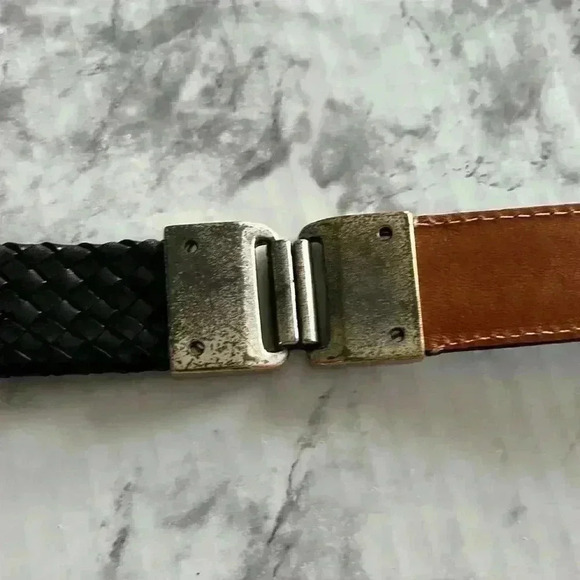 Brighton belt, #9A103, ML/32, leather with silver accent - Picture 11 of 14